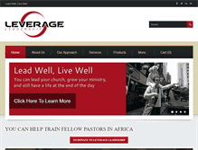 Tablet Screenshot of leverageleadership.org